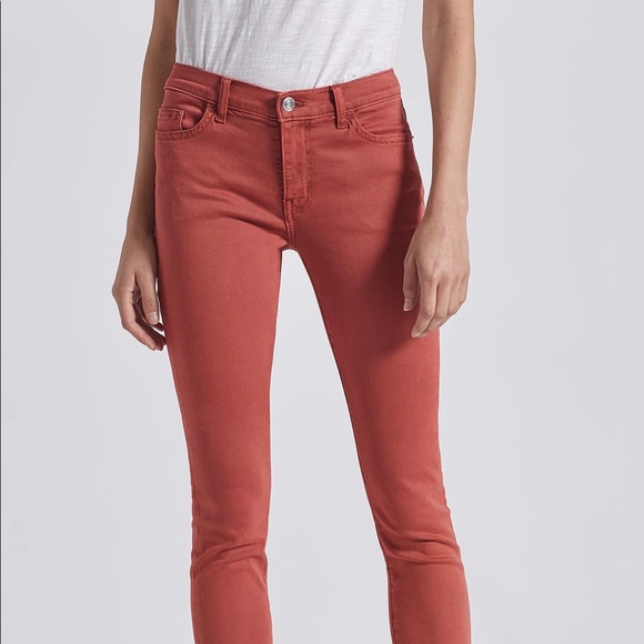 NWT Current Elliott The Original Stiletto Washed Berry Size 28 - Picture 4 of 10